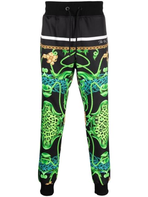 new-baroque print track pants