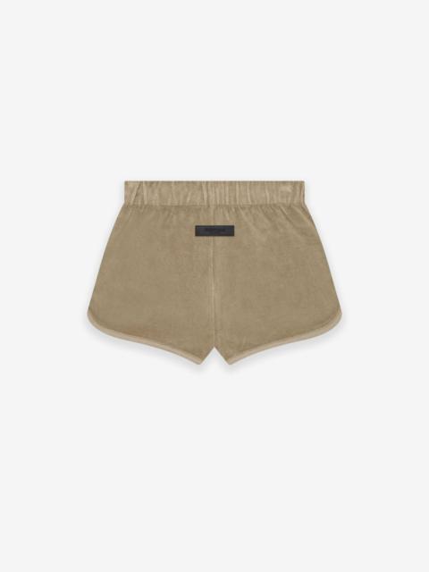 VELOUR BEACH SHORT