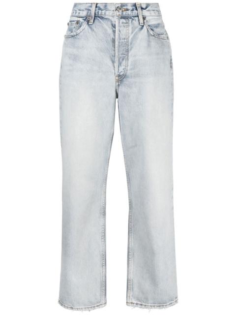 straight-leg jeans
