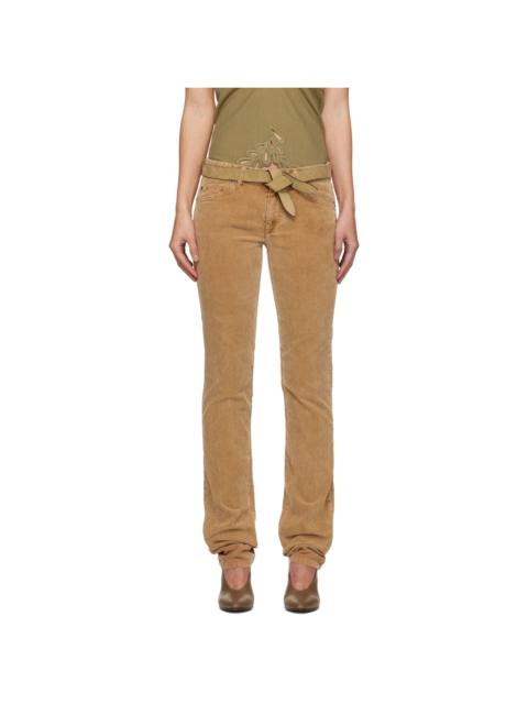 Tan Lois Trousers