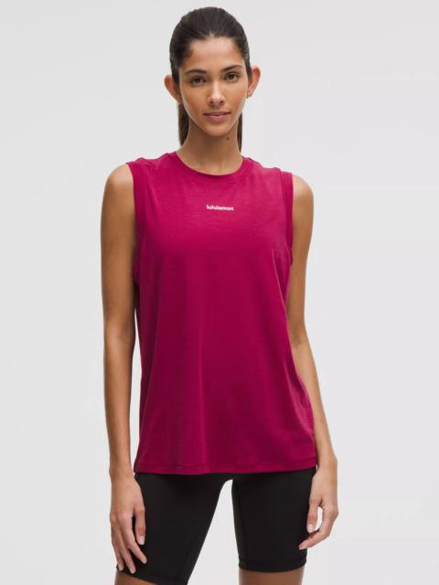 Jersey Training Muscle Tank Top Long *Wordmark