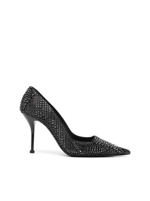 Punk 90mm rhinestone-embellished pumps