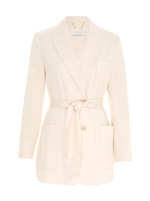 KALEIDOSCOPE BELTED JACKET