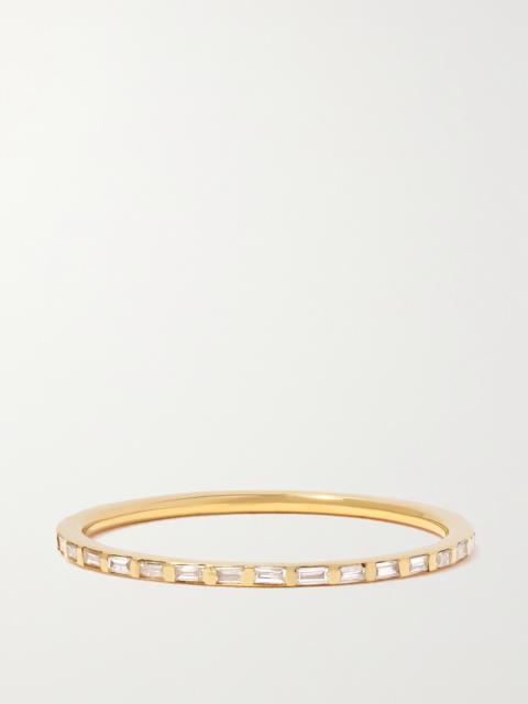 Thread 18-karat Gold Diamond Ring