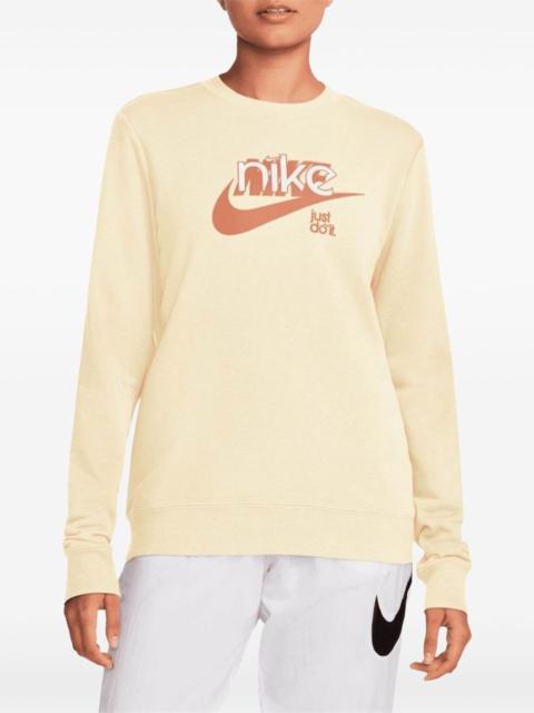 Swoosh "Coconut Milk/Amber Brown/White" sweatshirt