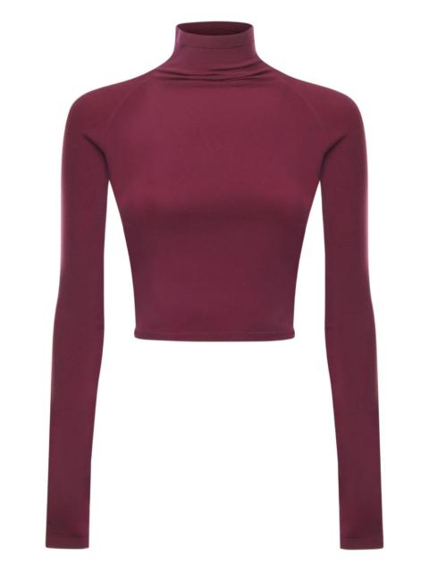 long-sleeve turtleneck jersey