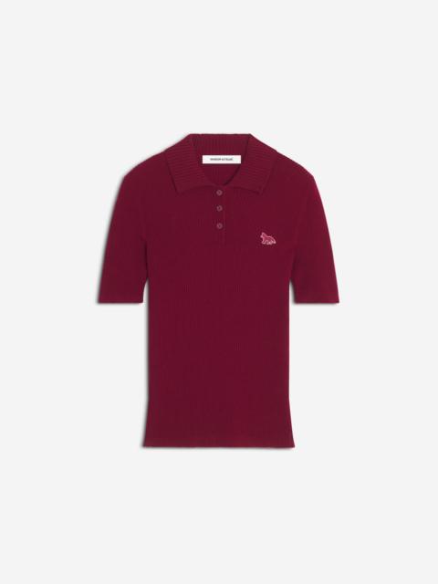 BABY FOX FINE RIB WOOL POLO
