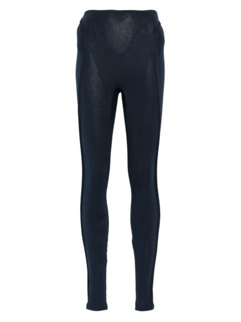 elasticated-waist leggings