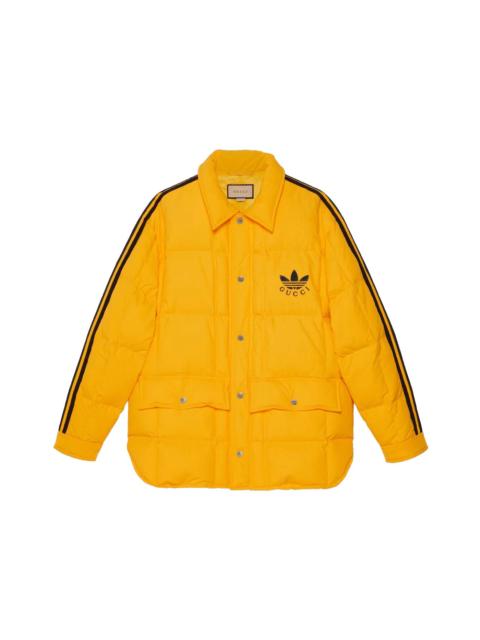 Gucci x adidas Nylon Down Jacket Yellow