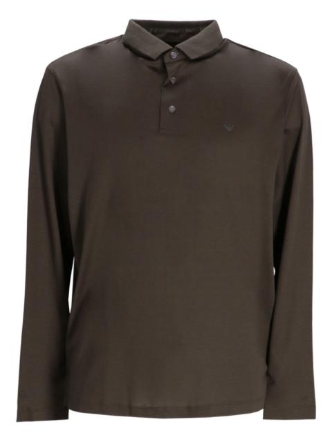 long-sleeve polo shirt