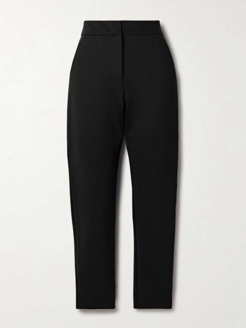 Orlanda cropped stretch-ponte slim-leg pants