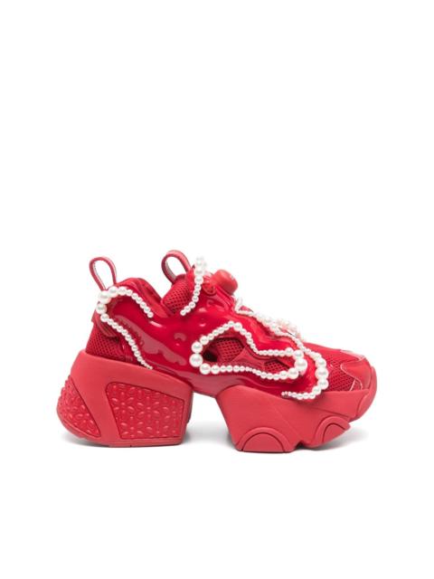 x Reebok pearl-embellished sneakers