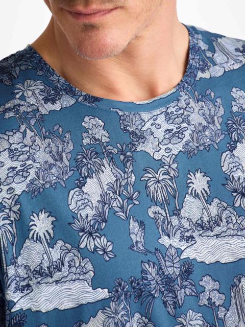 Men's T-Shirt Robin 17 Pima Cotton Blue