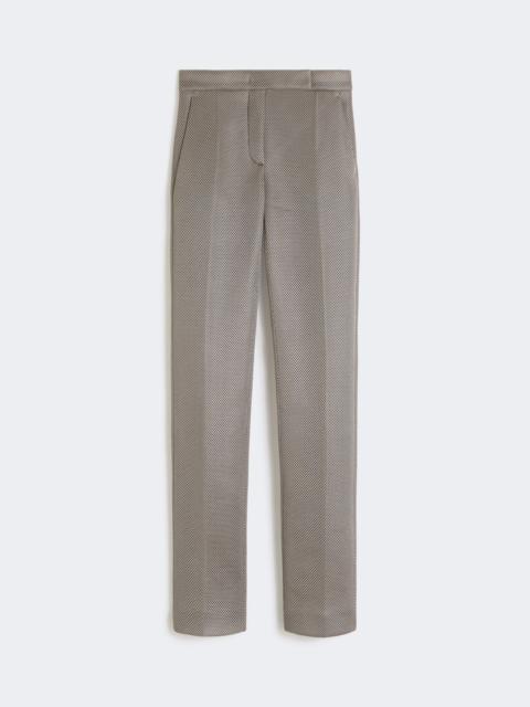 Slim-fit jersey mesh trousers - MEDIUM GREY