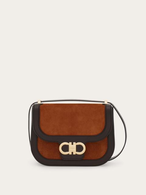 Double Gancini crossbody bag (XS)