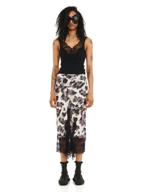 SNOW LEOPARD HISS SKIRT