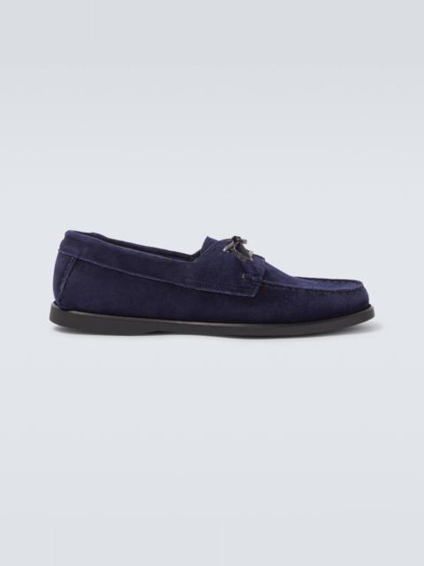 City Moc suede boat shoes