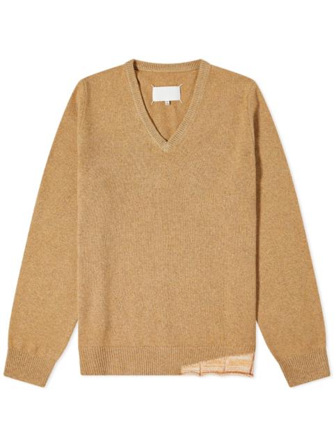 Maison Margiela Double Layer V Neck Jumper