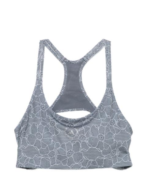 T-back printed performance tank  top