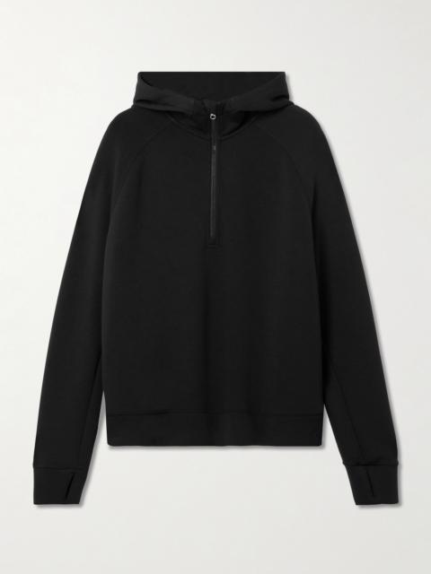 Karo Stretch-jersey Half-zip Sweater