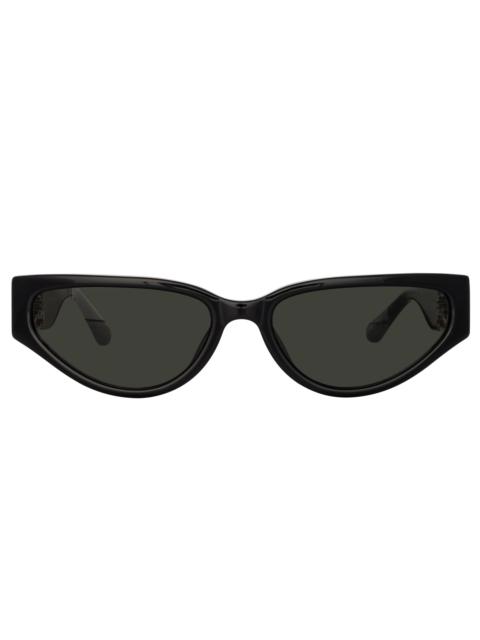 TOMIE CAT EYE SUNGLASSES IN BLACK