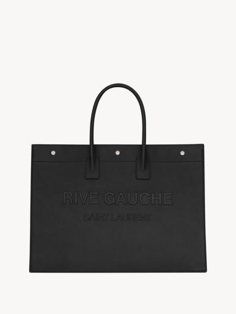 RIVE GAUCHE LARGE TOTE BAG IN SMOOTH LEATHER