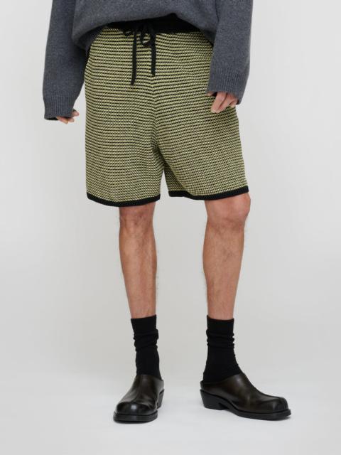 Cotton Linen Stripe Shorts