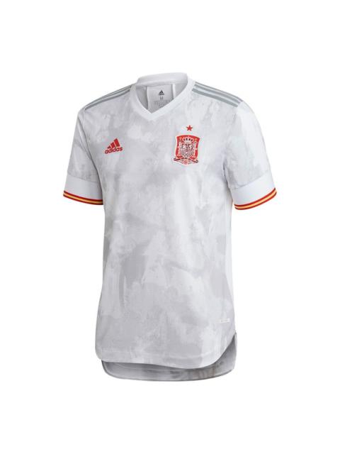 adidas Fef A Jsy Spanish national team Away AU Player Edition Sports Short Sleeve Soccer/Football Je