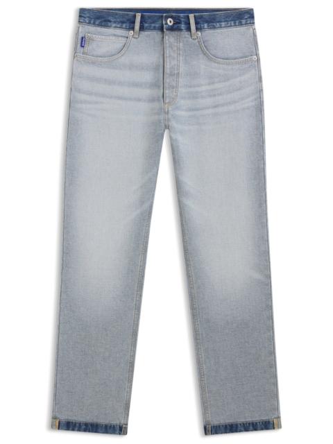 REGULAR-FIT JEANS IN INSIDE-OUT DENIM