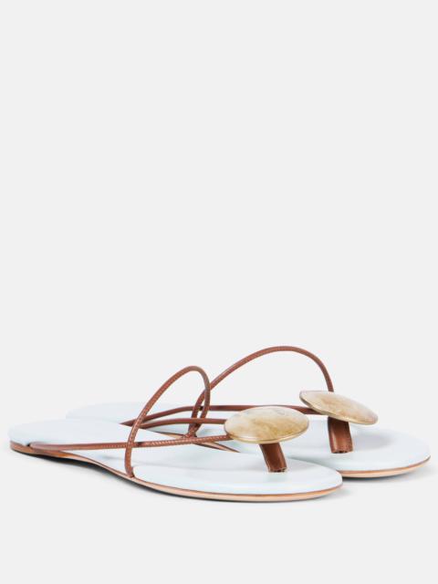 Doma embellished leather sandals