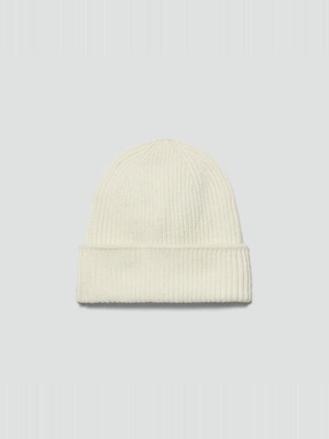 Ribbed Beanie in Cashmere
