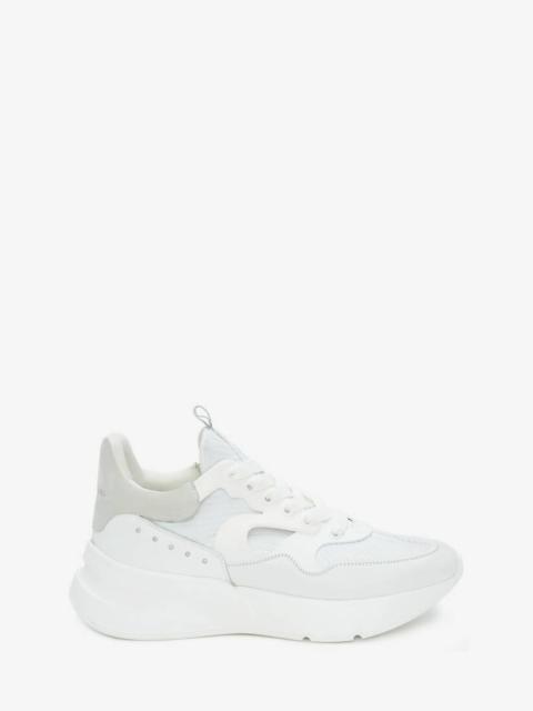 Oversized Runner in White