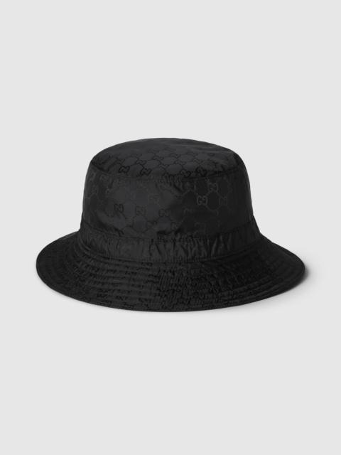 Reversible GG nylon bucket hat
