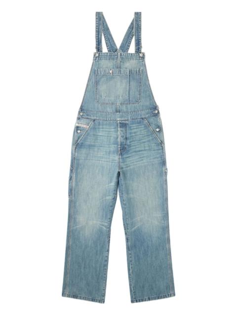 denim pocket dungarees