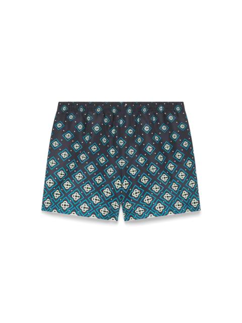 Degrade Black Monogram Swim Shorts