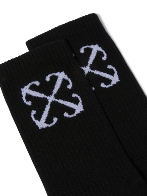 Black Arrow Mid Socks