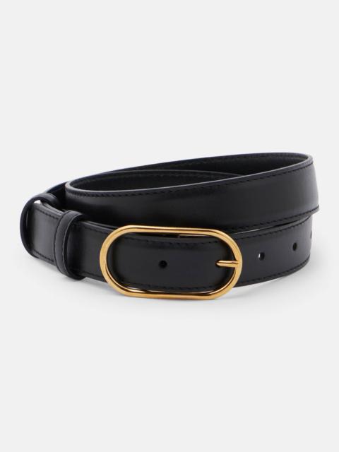 Leather belt