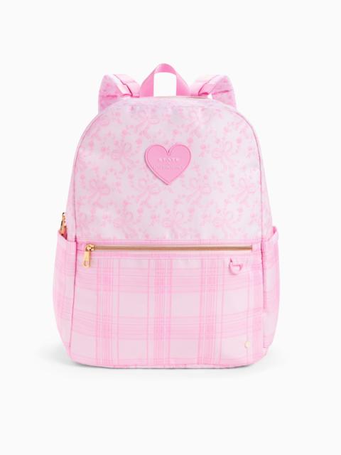 STATE x LoveShackFancy Mixed Print Kane Double Pocket Backpack