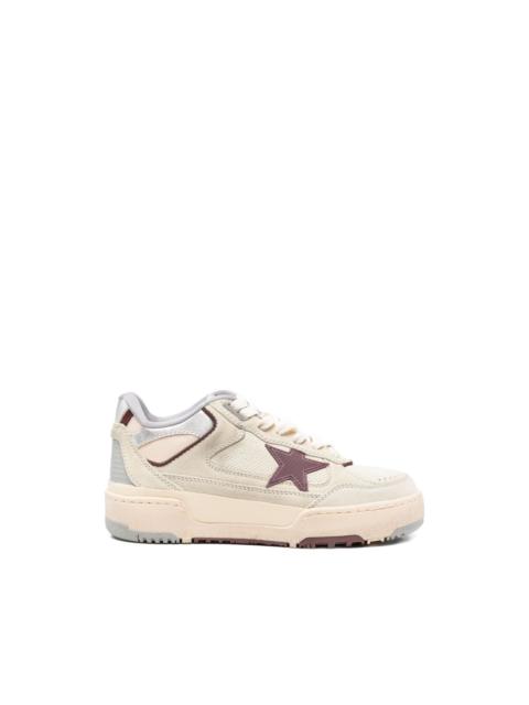 Forty2 star-appliqué sneakers