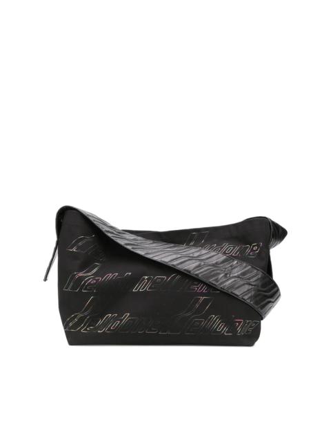 logo-print shoulder bag