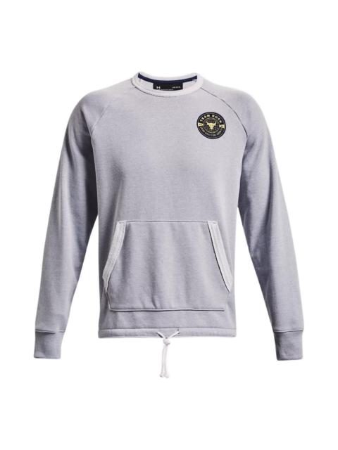 Under Armour Project Rock Heavyweight Terry Sweatshirt 'Grey' 1370452-011