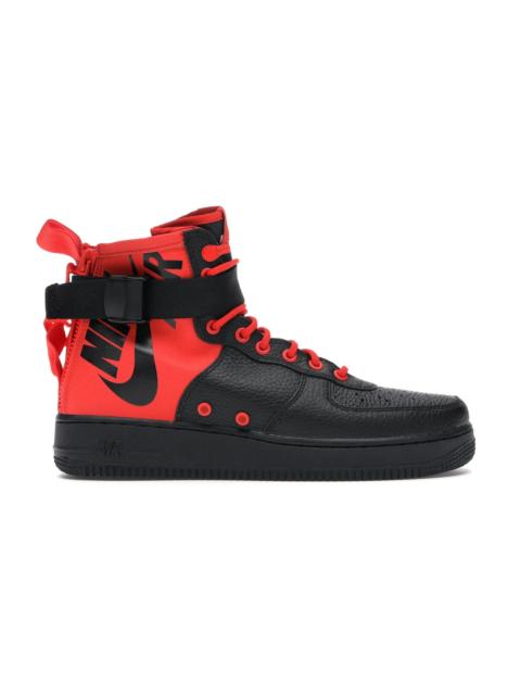 Nike SF Air Force 1 Mid Habanero Red Black