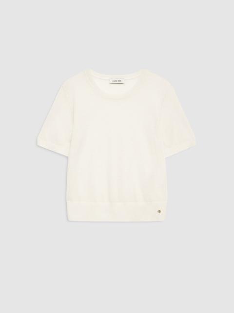 Mora Crop Sweater - Ivory