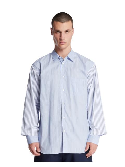 Light Blue Double-Sleeve Shirt
