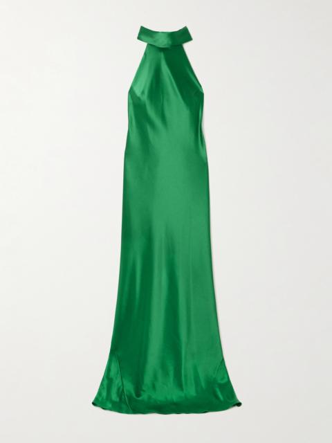 Sienna Satin Halterneck Gown