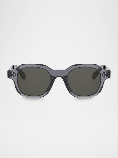 Men's 3 Dots Acetate Square Sunglasses