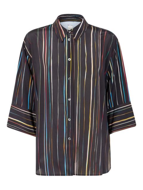 Signature Stripe silk shirt