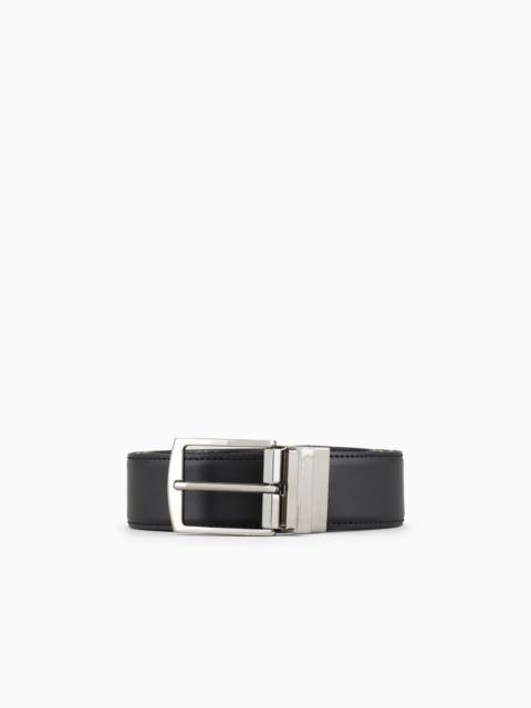 REVERSIBLE LEATHER BELT