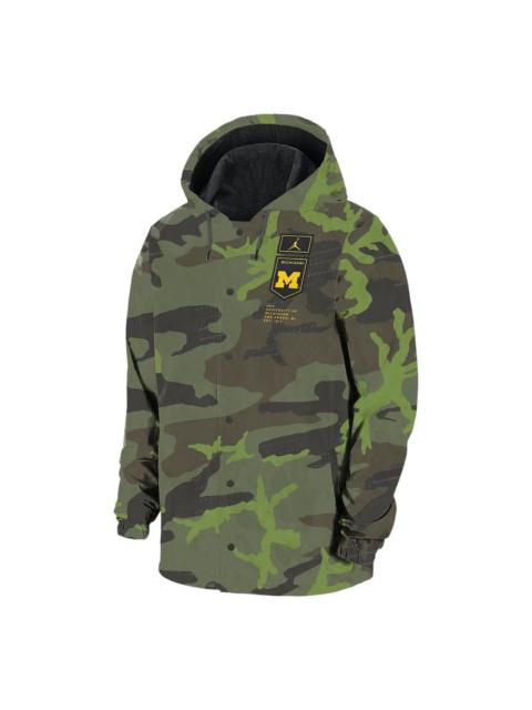 Air Jordan College Jacket 'Green Camo' DQ2233-328