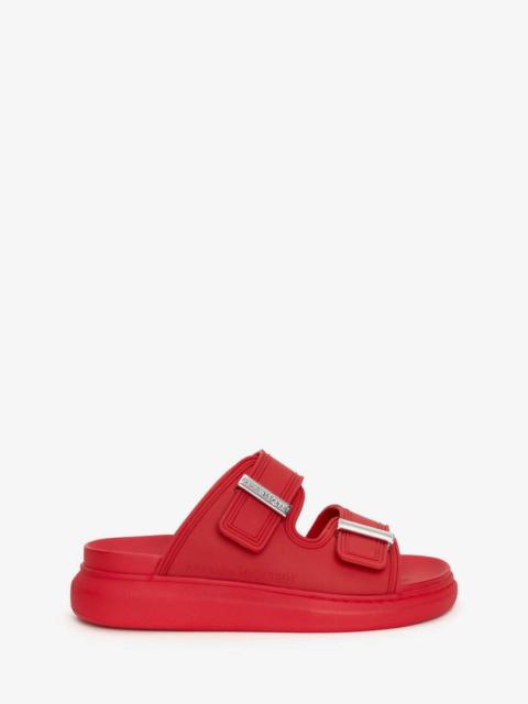 Women's Hybrid Slide in Lust Red